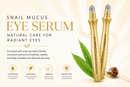 Snail Mucin Anti-Aging Duo – Repair Cream + Eye Roll-On