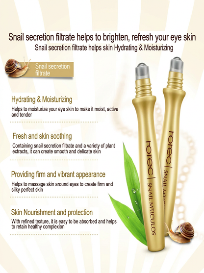 Snail Mucin Anti-Aging Duo – Repair Cream + Eye Roll-On
