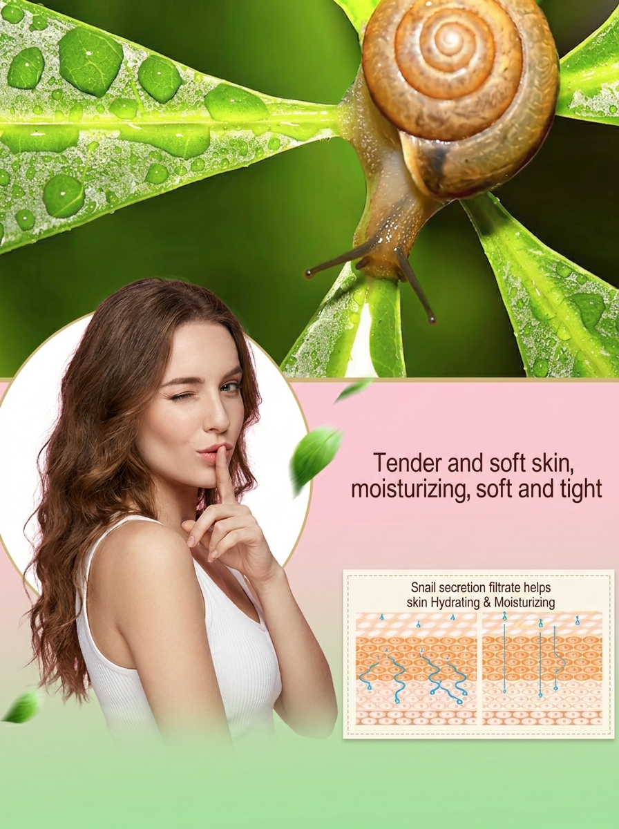Snail Mucin Anti-Aging Duo – Repair Cream + Eye Roll-On